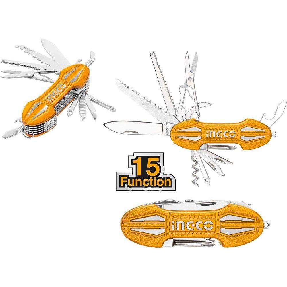 Ingco HMFK8158 Multi Function Cutter Knife (15-Way) - KHM Megatools Corp. Ingco HMFK8158 Multi Function Cutter Knife (15-Way) - KHM Megatools Corp.